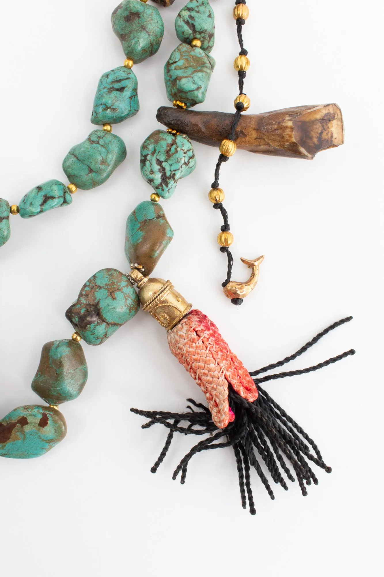 Handmade Turquoise Statement Necklace from Istanbul