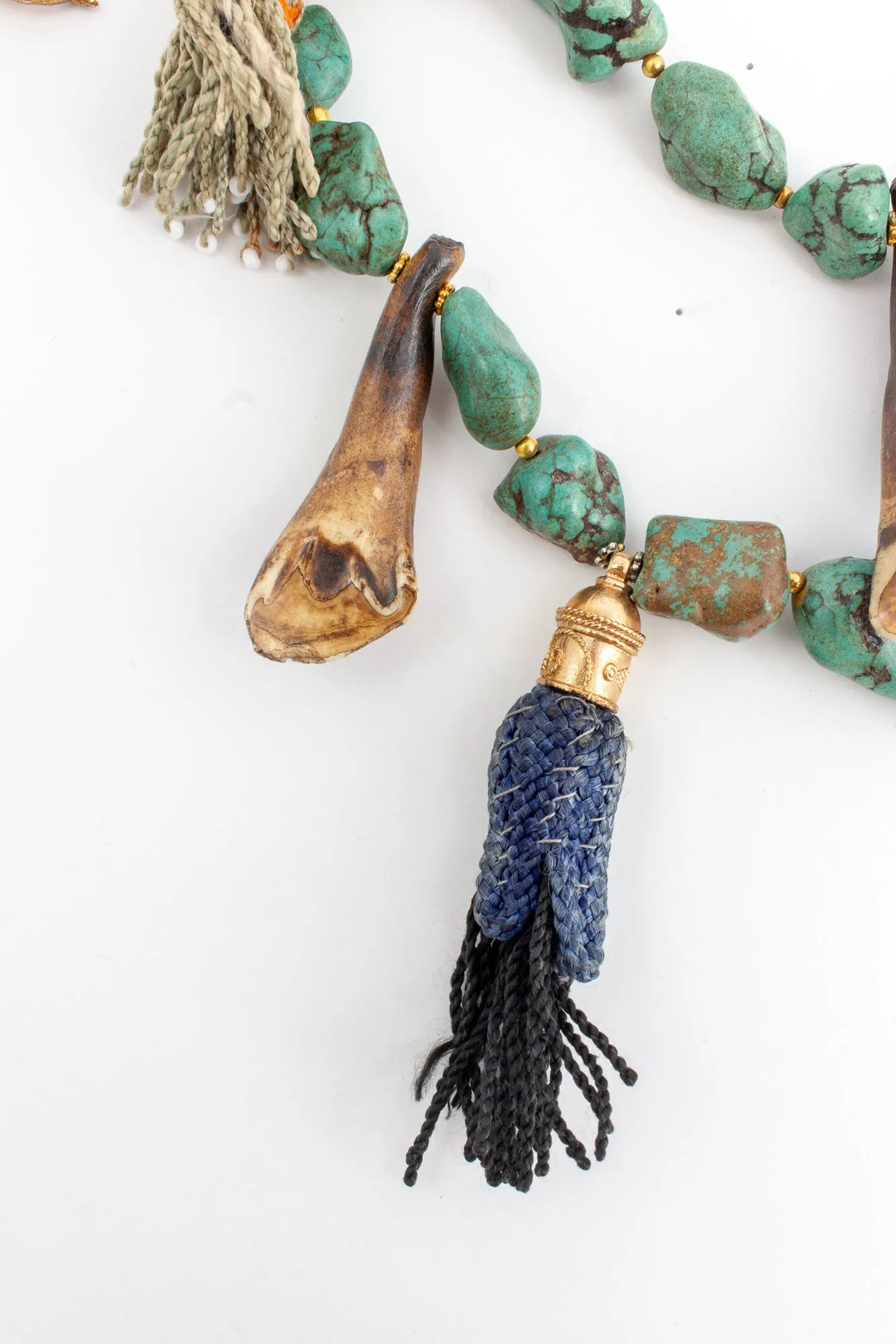Handmade Turquoise Statement Necklace from Istanbul