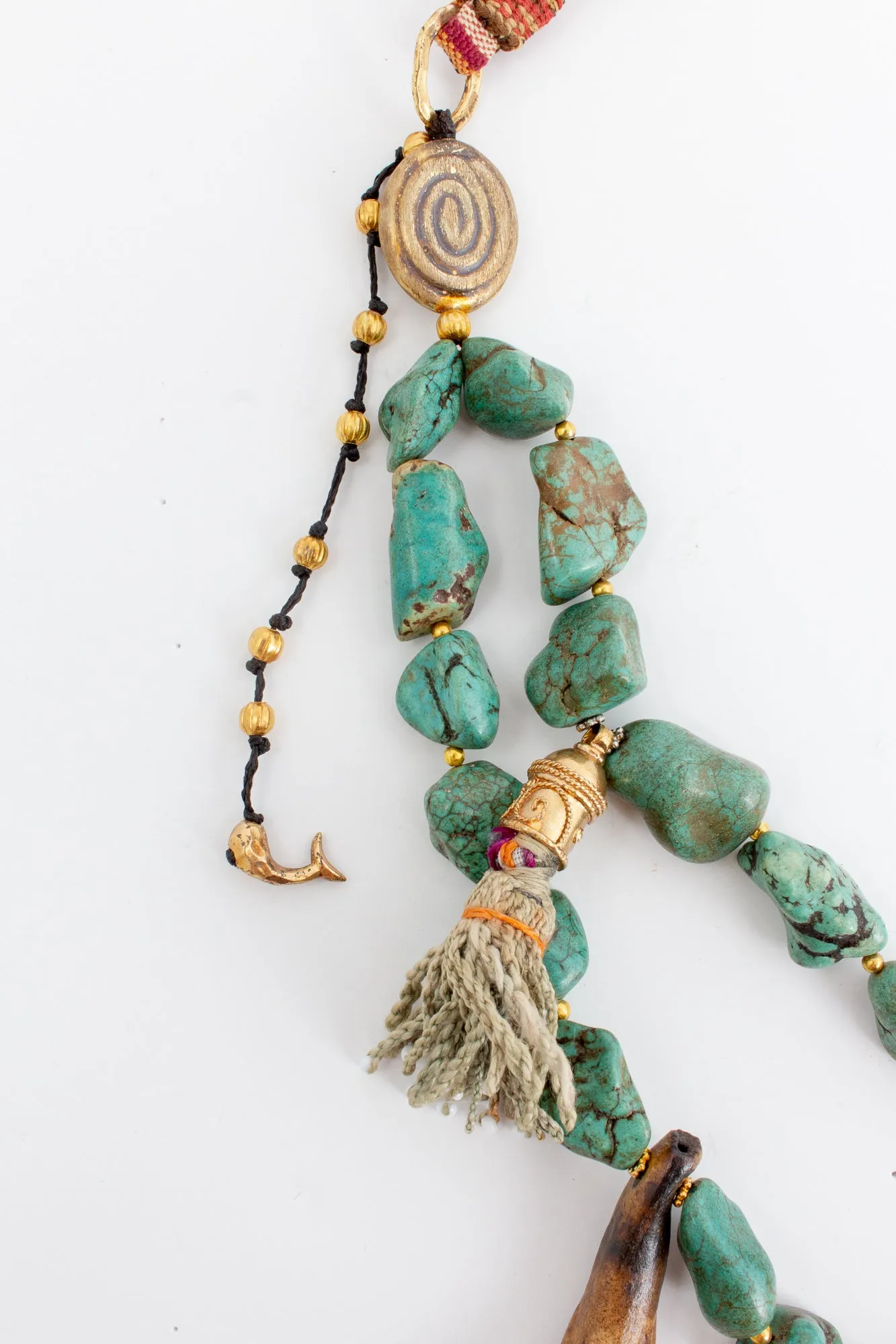 Handmade Turquoise Statement Necklace from Istanbul