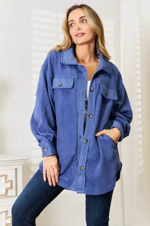 Hazel Blues® |  Heimish Cozy Girl Button Down Shacket