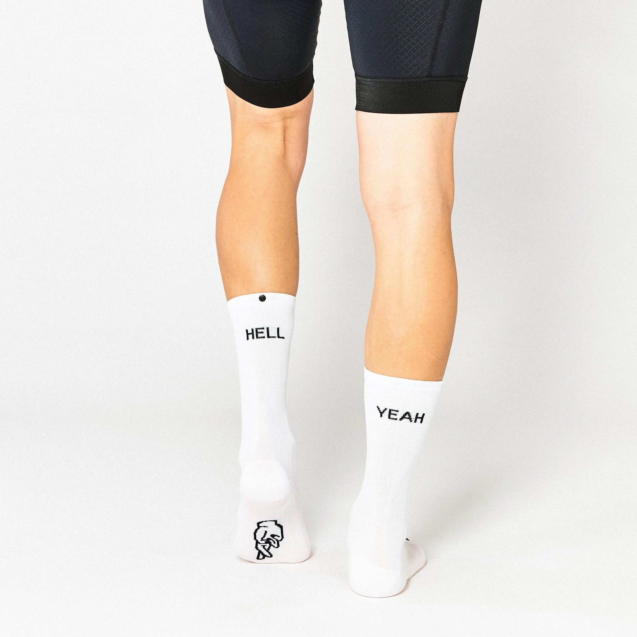 Hell Yeah 1.0 Socks - White