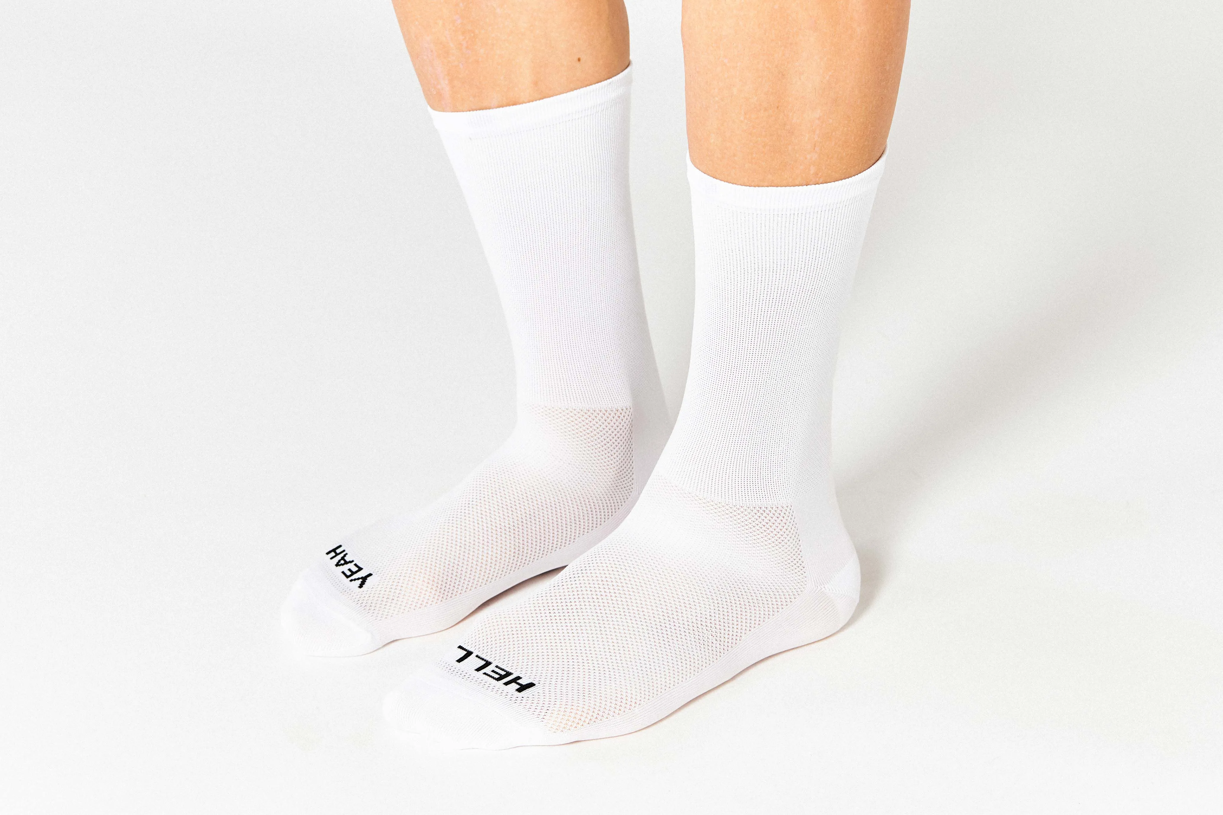 Hell Yeah 1.0 Socks - White