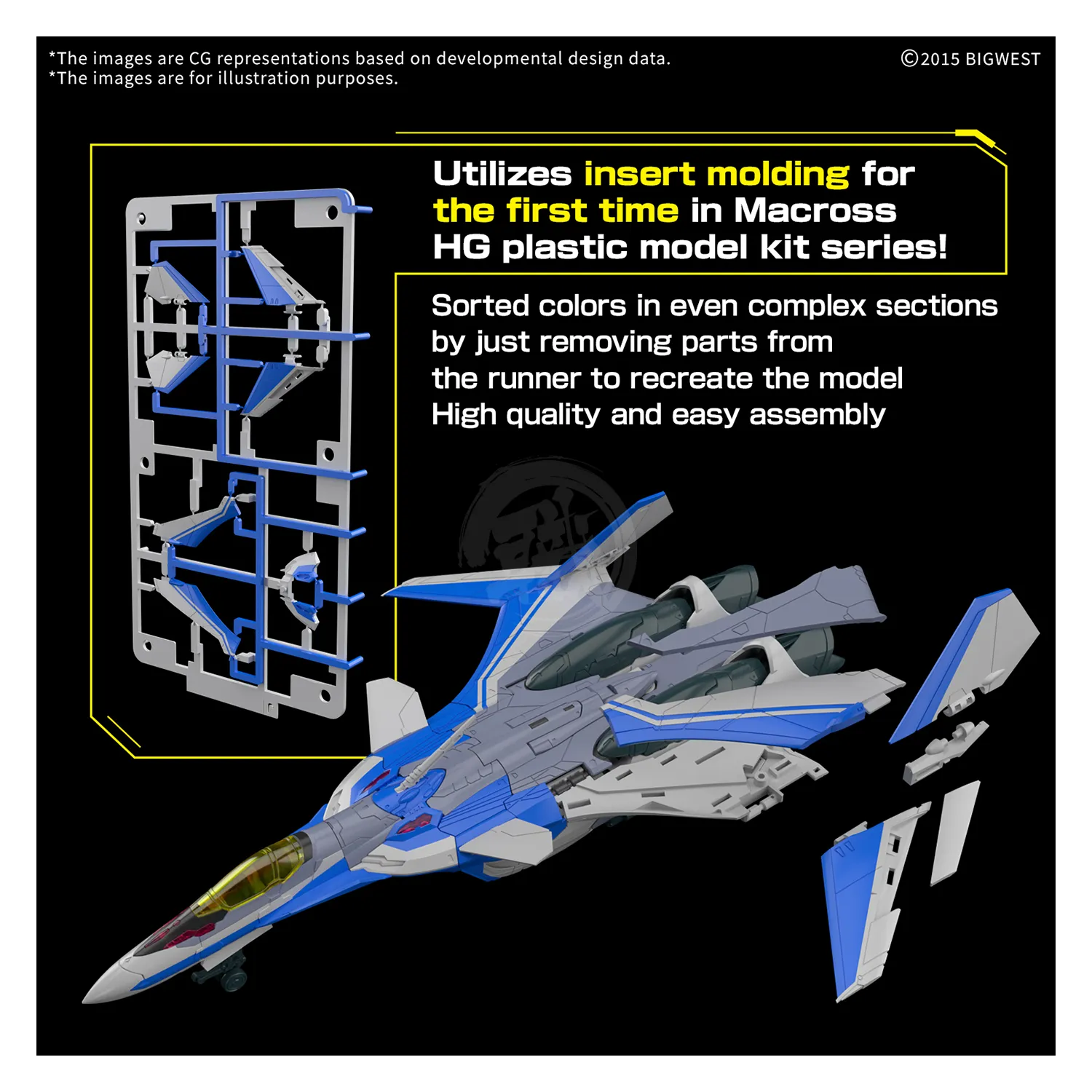 HG VF-31J Siegfried [Hayate Immelmann Custom] [Deluxe Set] [Preorder Q3 2025]