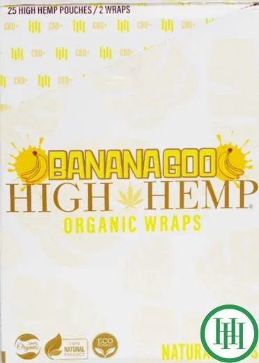 High Hemp Organic Wraps - Various Flavors - (25 Packs Per Display)