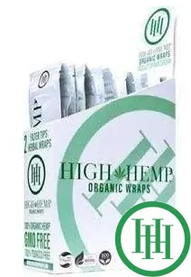High Hemp Organic Wraps - Various Flavors - (25 Packs Per Display)