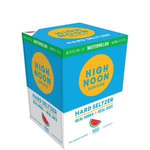 High Noon Watermelon Hard Seltzer 4Pk