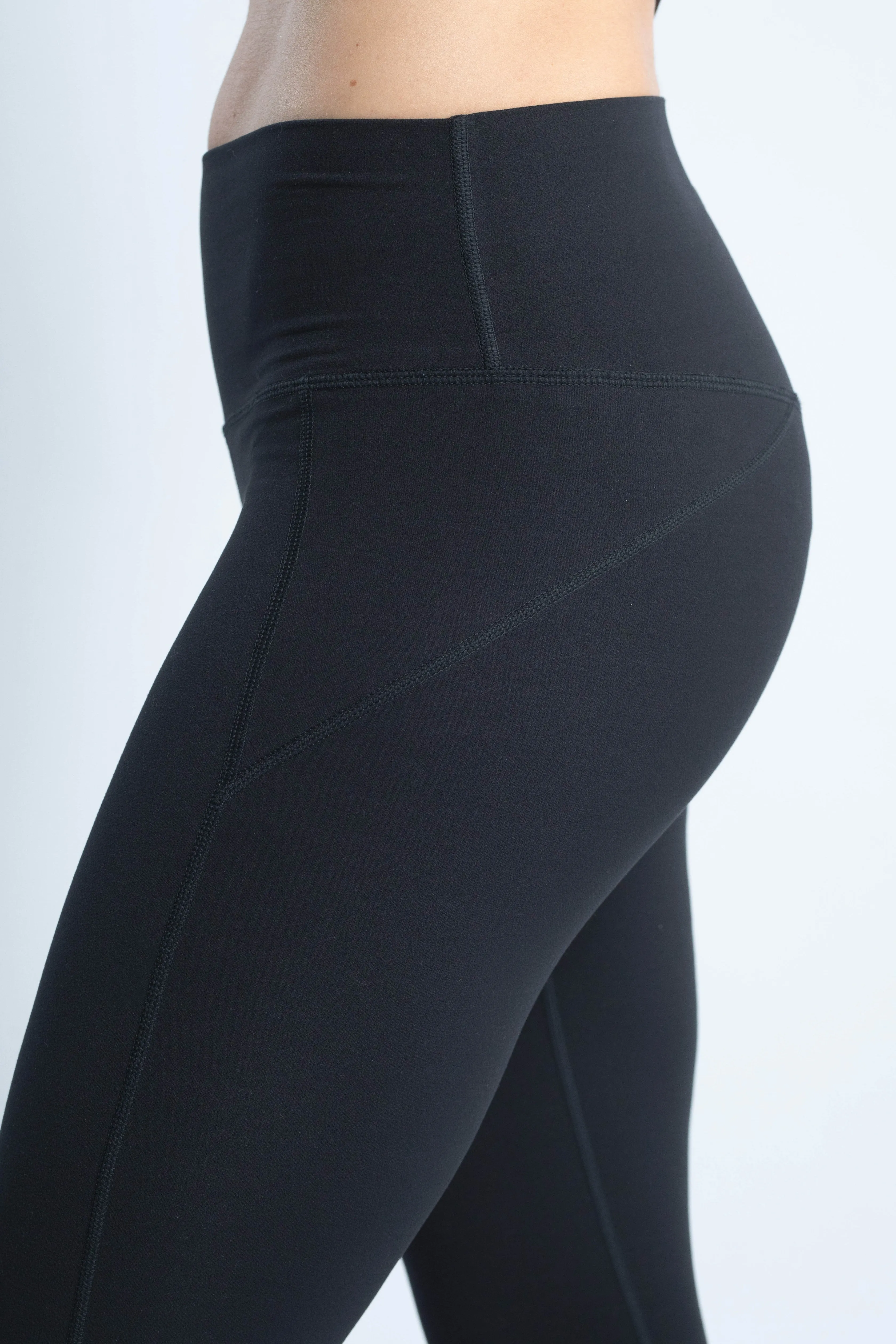 High-Waisted Leggings Black Sand Amped
