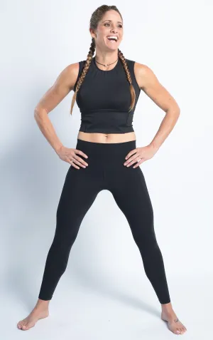High-Waisted Leggings Black Sand Amped