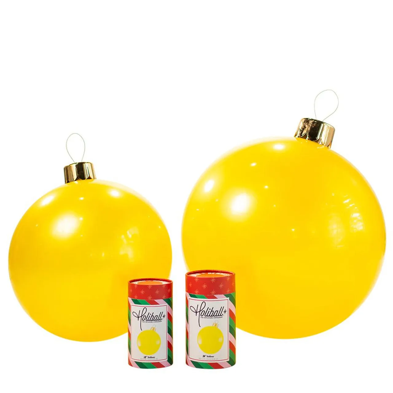 HOLIBALL- 18" YELLOW INFLATABLE BALL