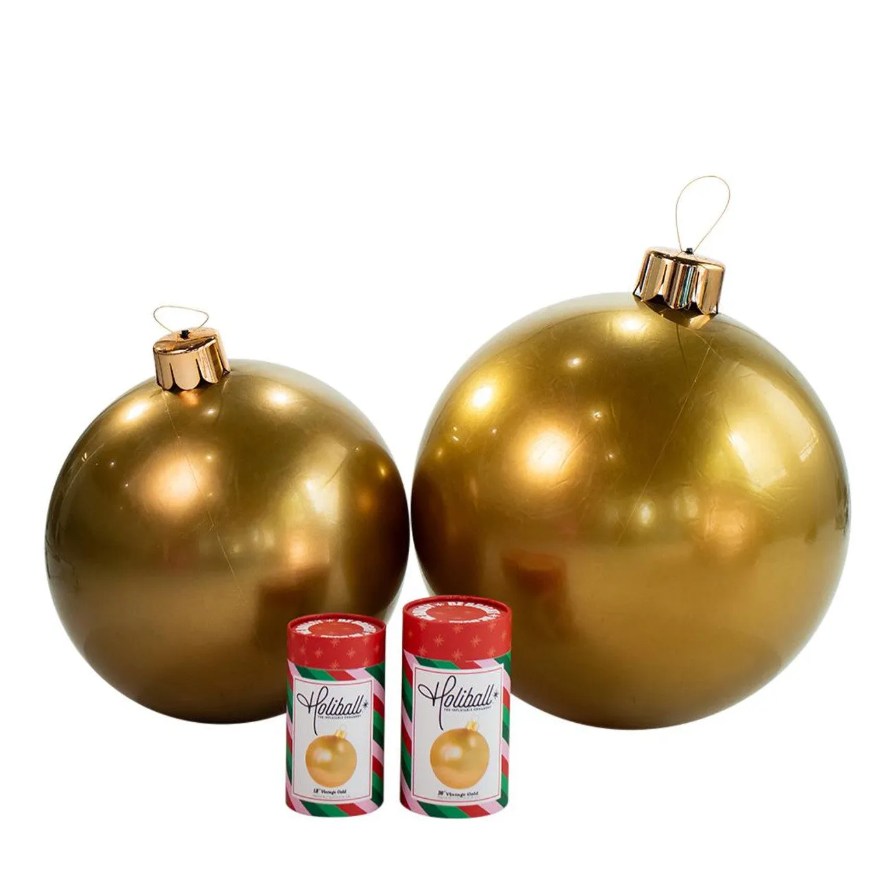 HOLIBALL- 30" VINTAGE GOLD INFLATABLE BALL