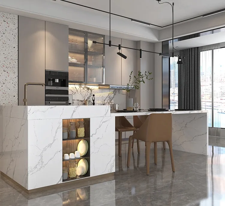 Horizontal LED Linear Light Pendant for Kitchen Island, Office