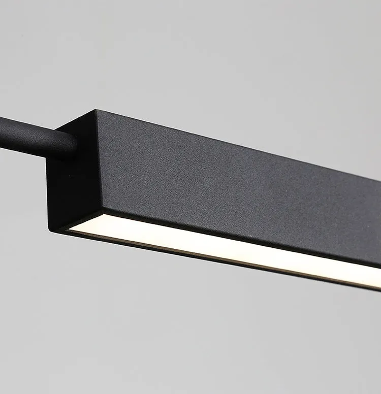 Horizontal LED Linear Light Pendant for Kitchen Island, Office