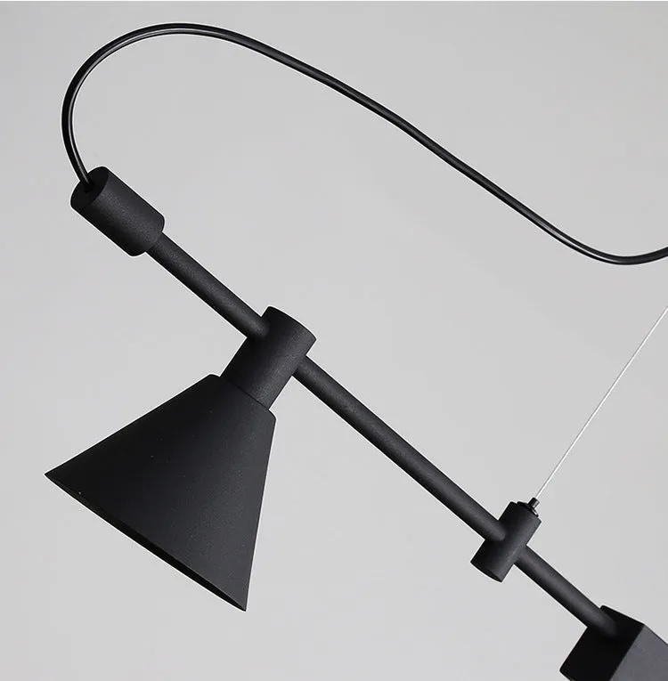 Horizontal LED Linear Light Pendant for Kitchen Island, Office