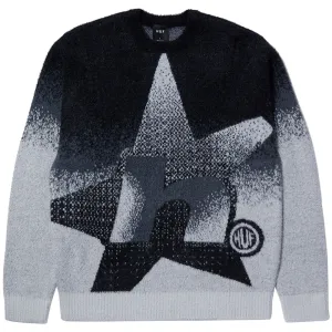 HUF Horizon Mohair Crewneck Sweater Charcoal