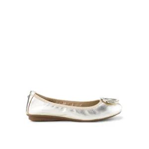 Hush Puppies Sepatu Flats Wanita Samantha Ii In Light Gold