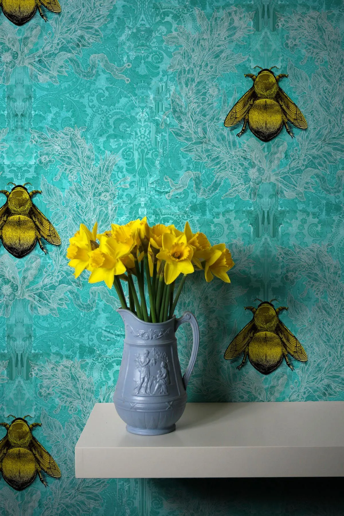 imperial apiary wallpaper