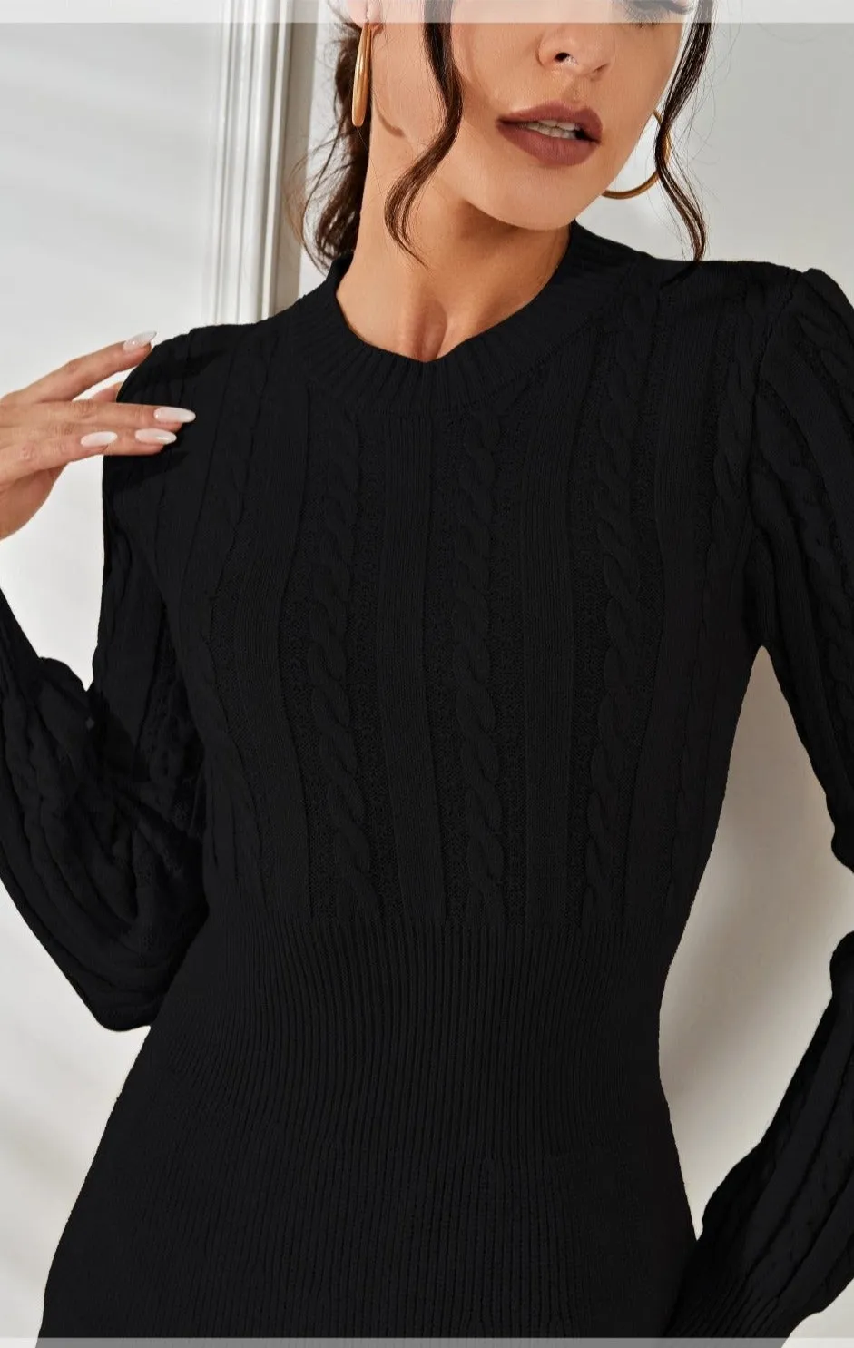Isarra Knit Sweater Dress