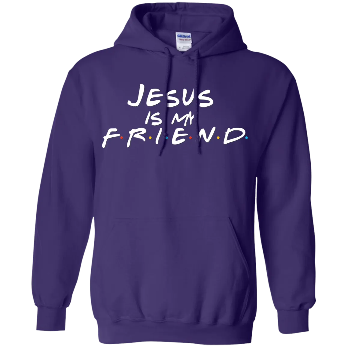 Jesus Is My Friend Gildan Hoodie – Faith Meets Friends TV Show-Inspired Design