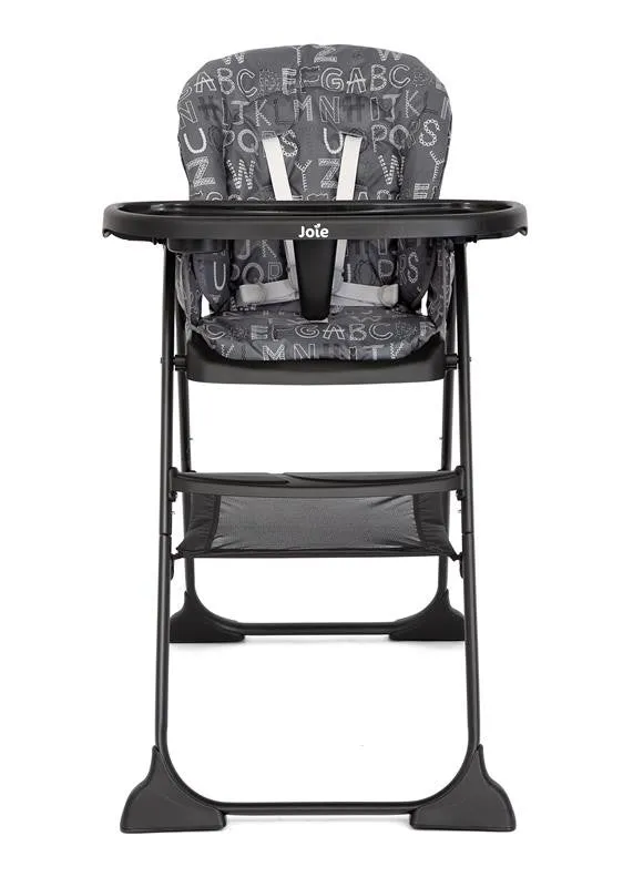 Joie Mimzy Snacker Highchair - ABC Charcoal