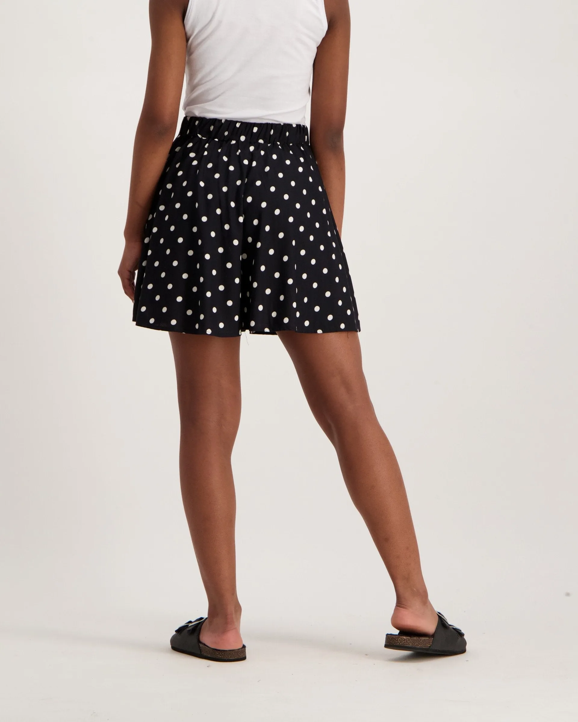Ladies Spot Print Shorts