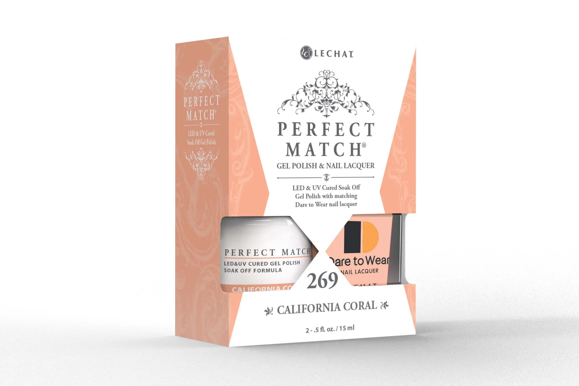 Lechat - Perfect Match - #269 California Coral .5oz(Duo)