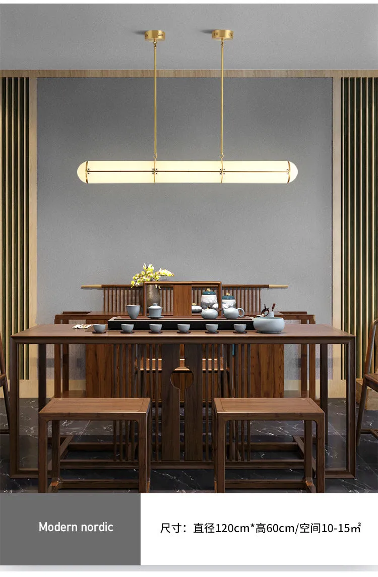 LED linear pendant chandelier