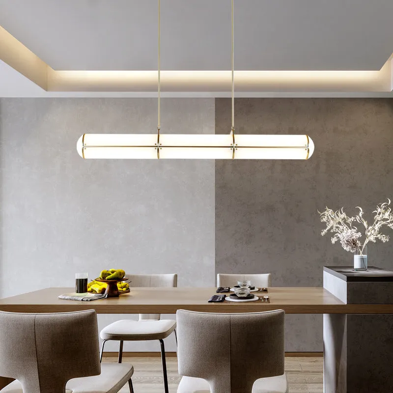 LED linear pendant chandelier