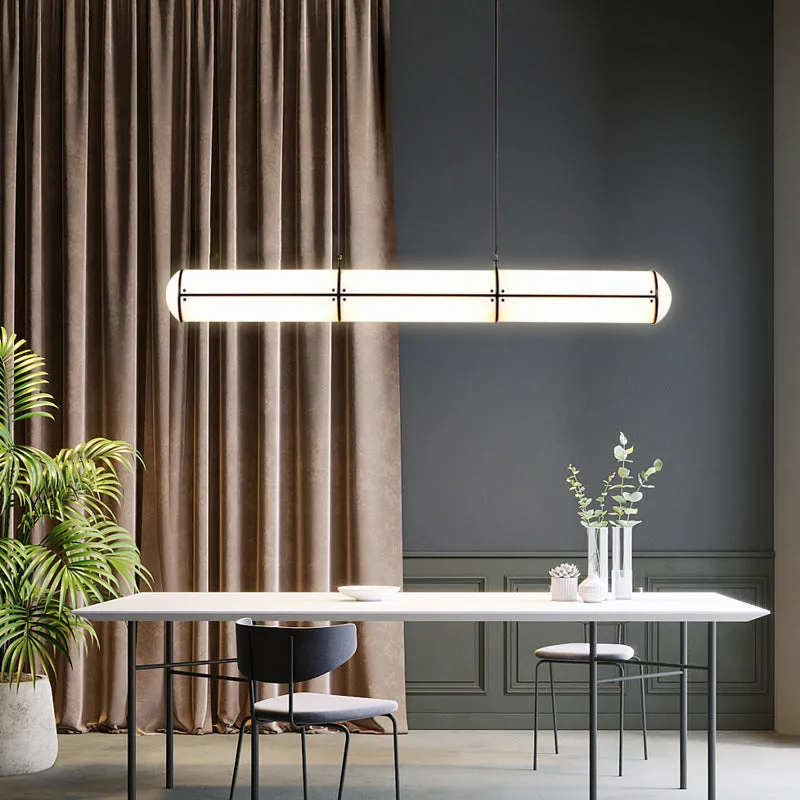 LED linear pendant chandelier
