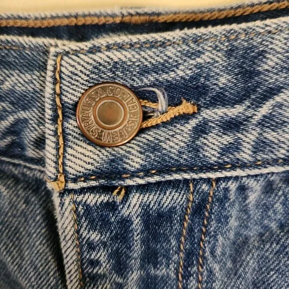 Levi's Premium Denim High Loose Taper Jeans Mid Wash Size 29