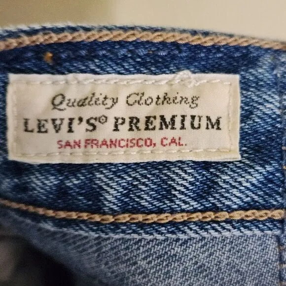 Levi's Premium Denim High Loose Taper Jeans Mid Wash Size 29
