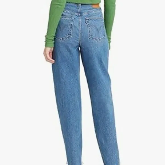Levi's Premium Denim High Loose Taper Jeans Mid Wash Size 29