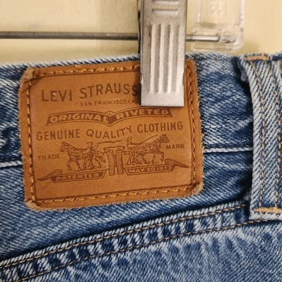 Levi's Premium Denim High Loose Taper Jeans Mid Wash Size 29