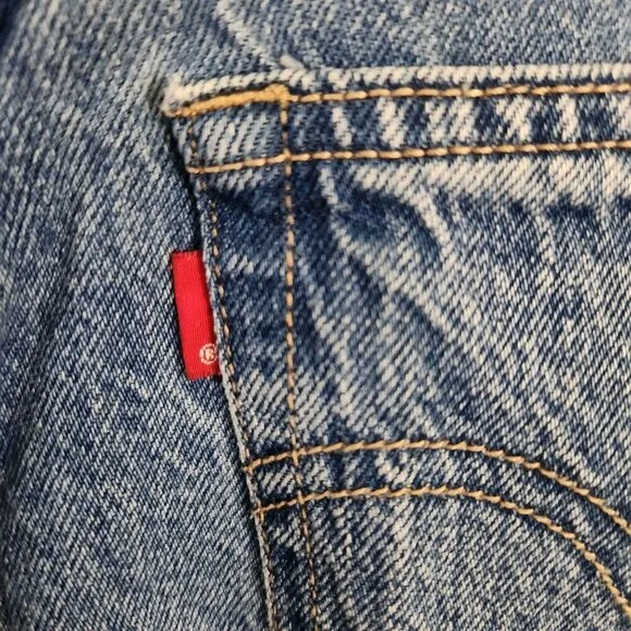 Levi's Premium Denim High Loose Taper Jeans Mid Wash Size 29