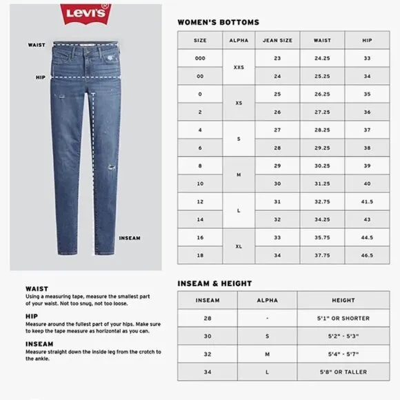 Levi's Premium Denim High Loose Taper Jeans Mid Wash Size 29