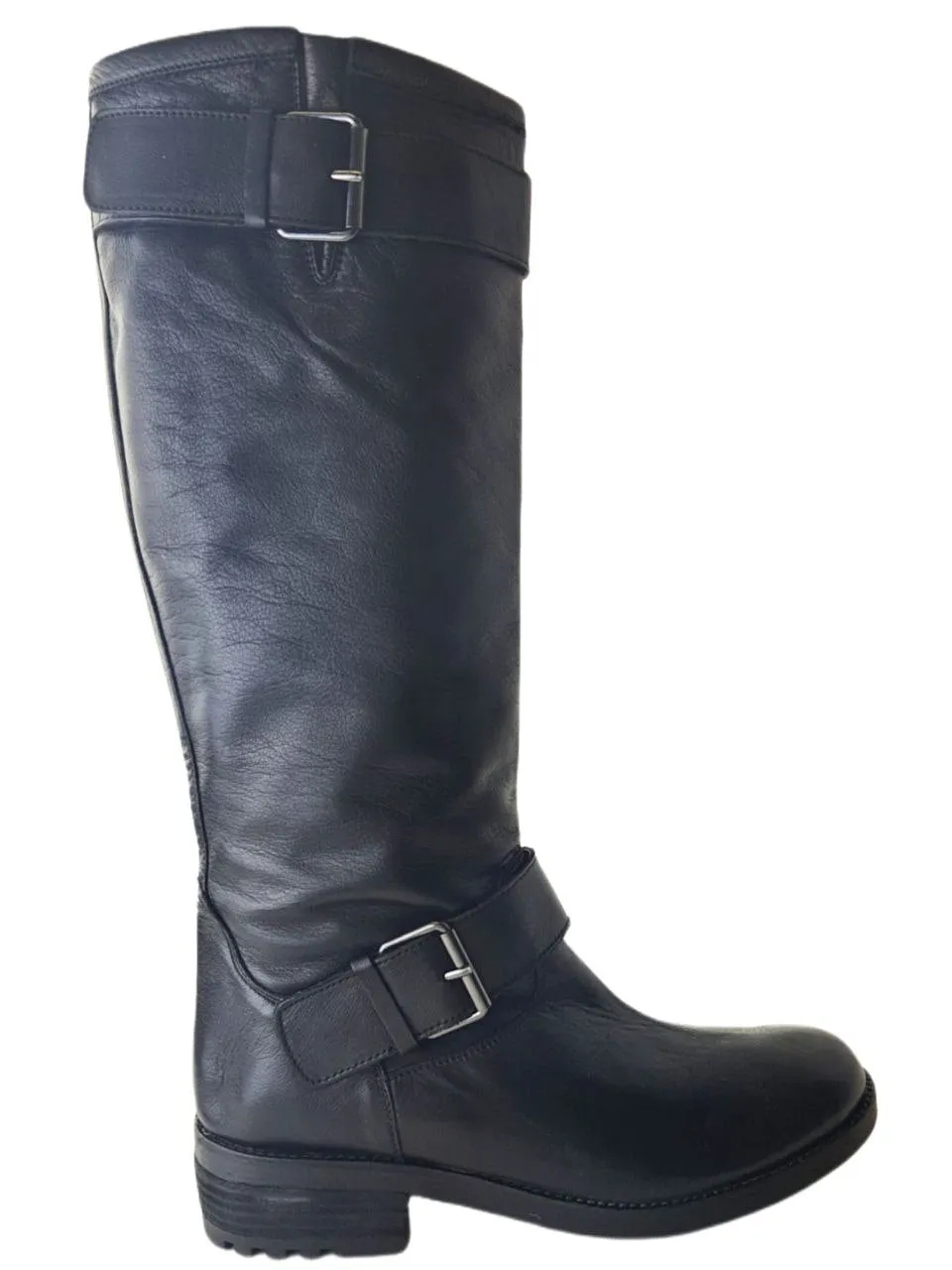 LIEBESKIND Women's Black Leather Knee High Boots #LK2009 NWOB
