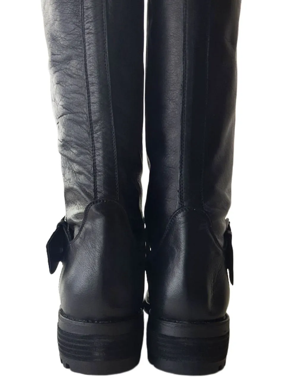 LIEBESKIND Women's Black Leather Knee High Boots #LK2009 NWOB