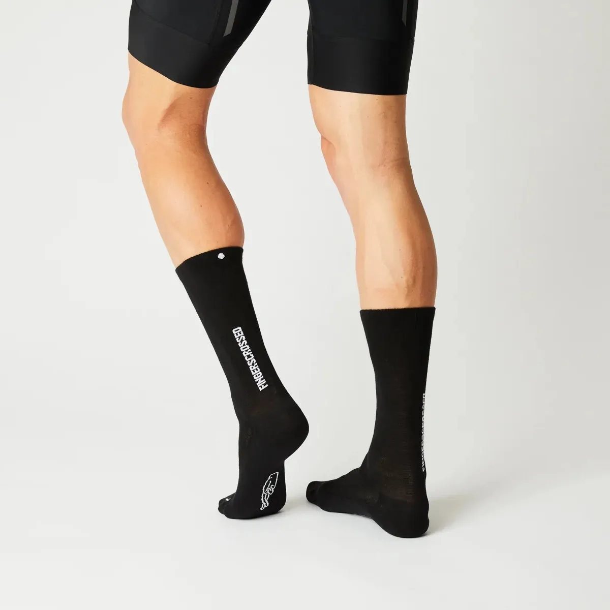 Light Merino Silk Socks - Black