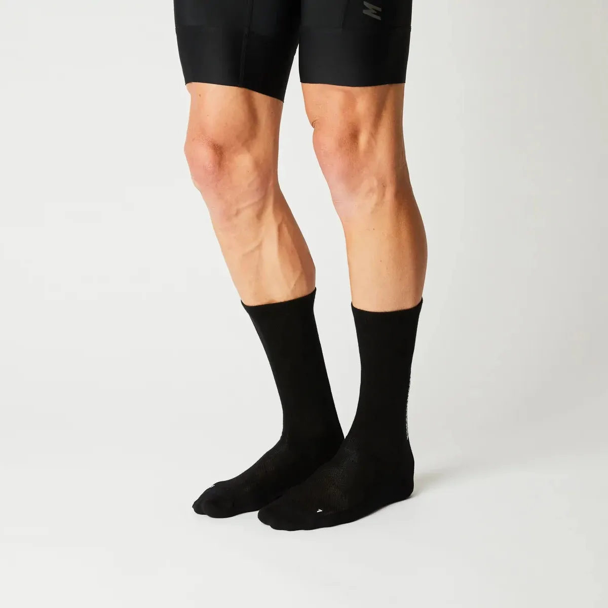 Light Merino Silk Socks - Black