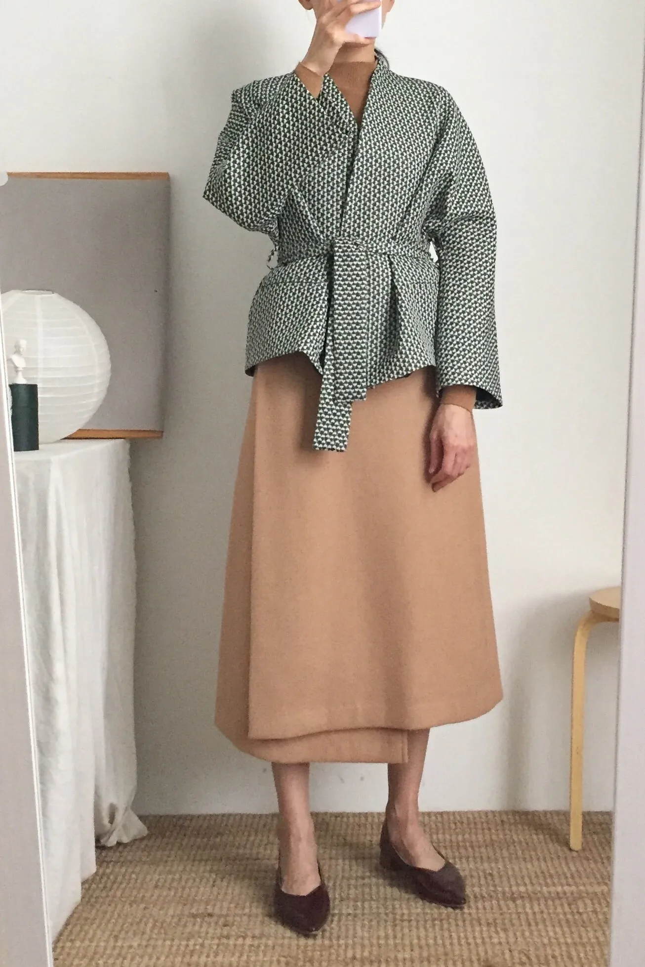 Lis Kimono Wrap Jacket { Limited Edition , French-made woven fabric }