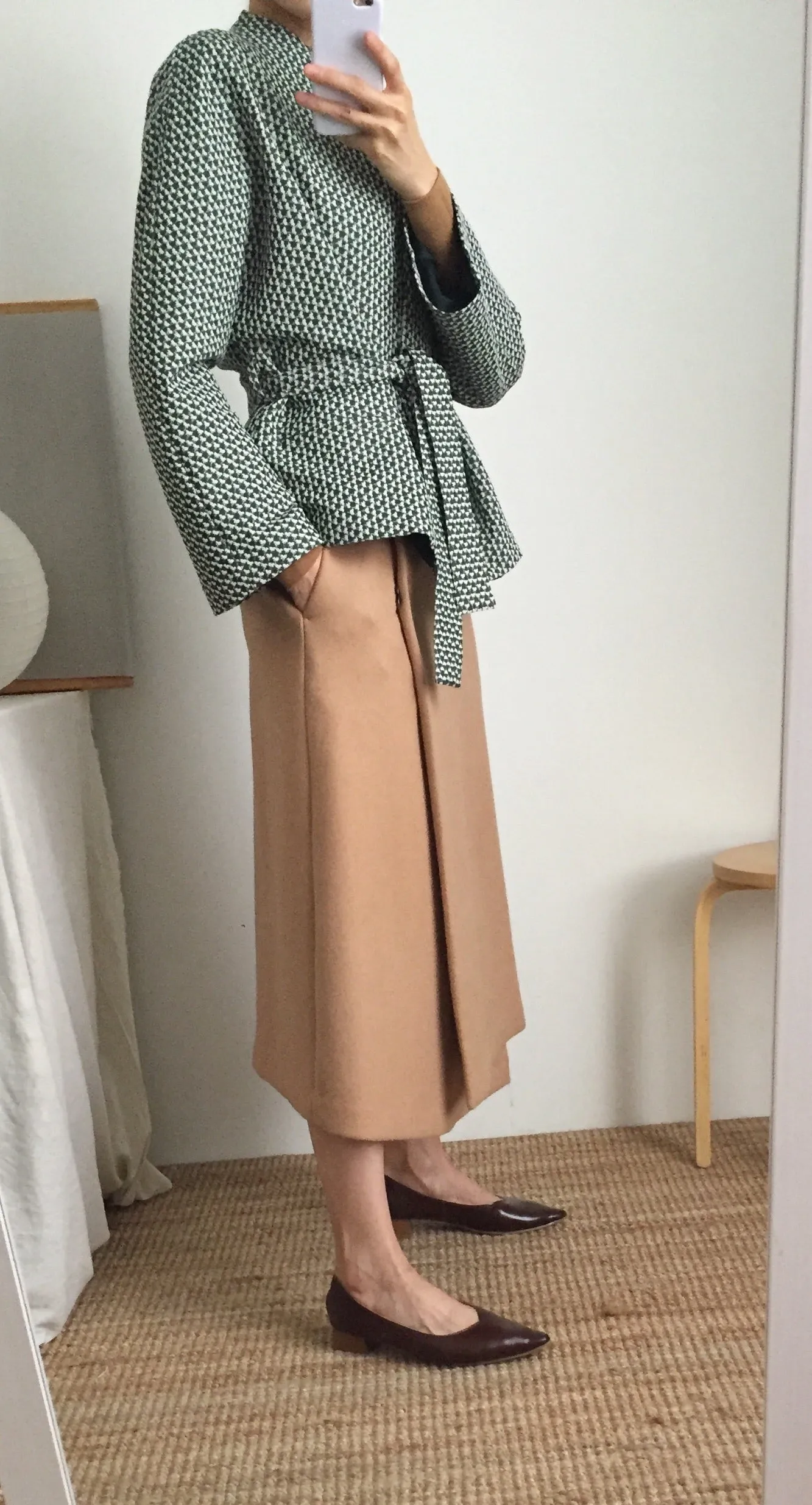 Lis Kimono Wrap Jacket { Limited Edition , French-made woven fabric }