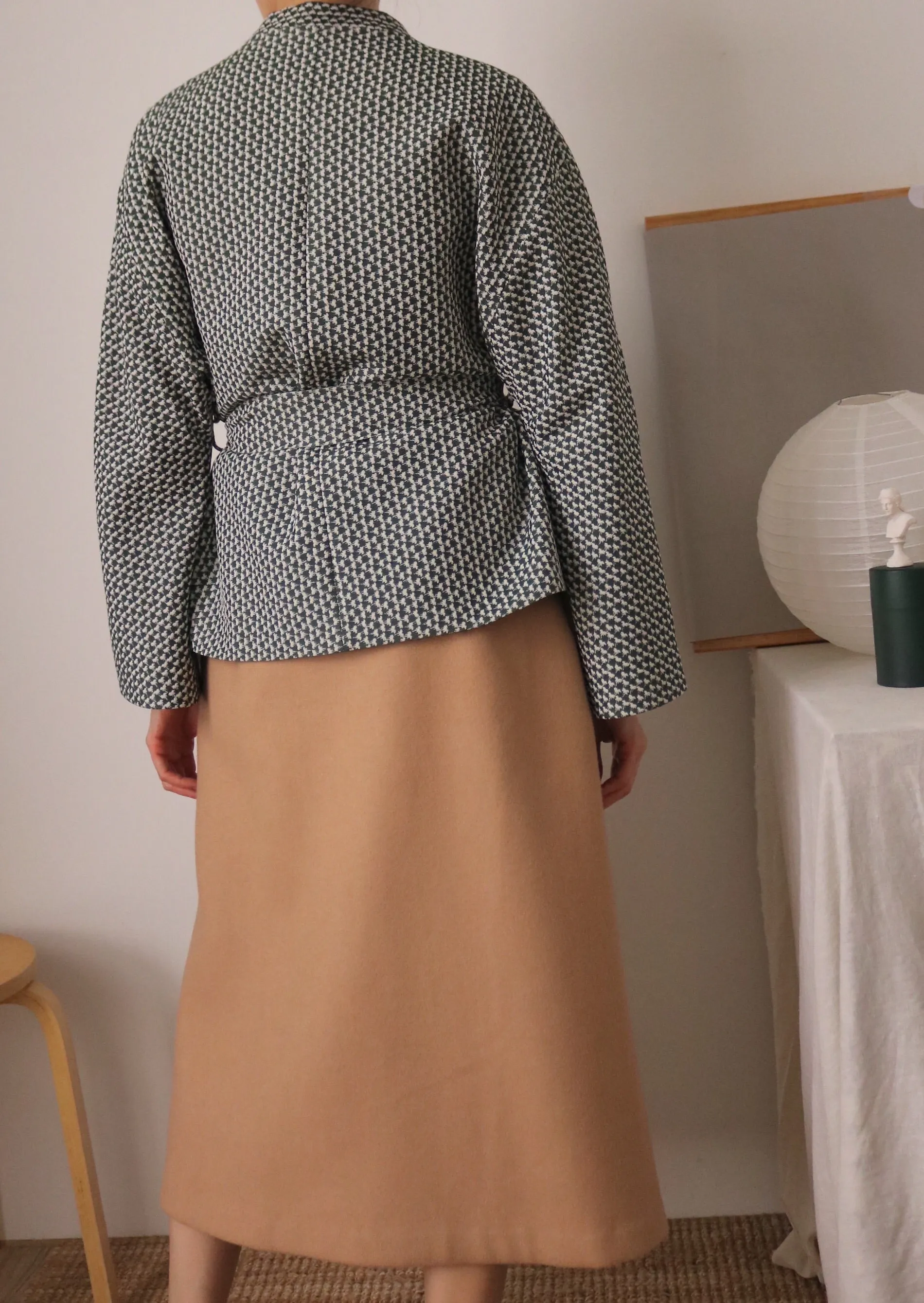 Lis Kimono Wrap Jacket { Limited Edition , French-made woven fabric }