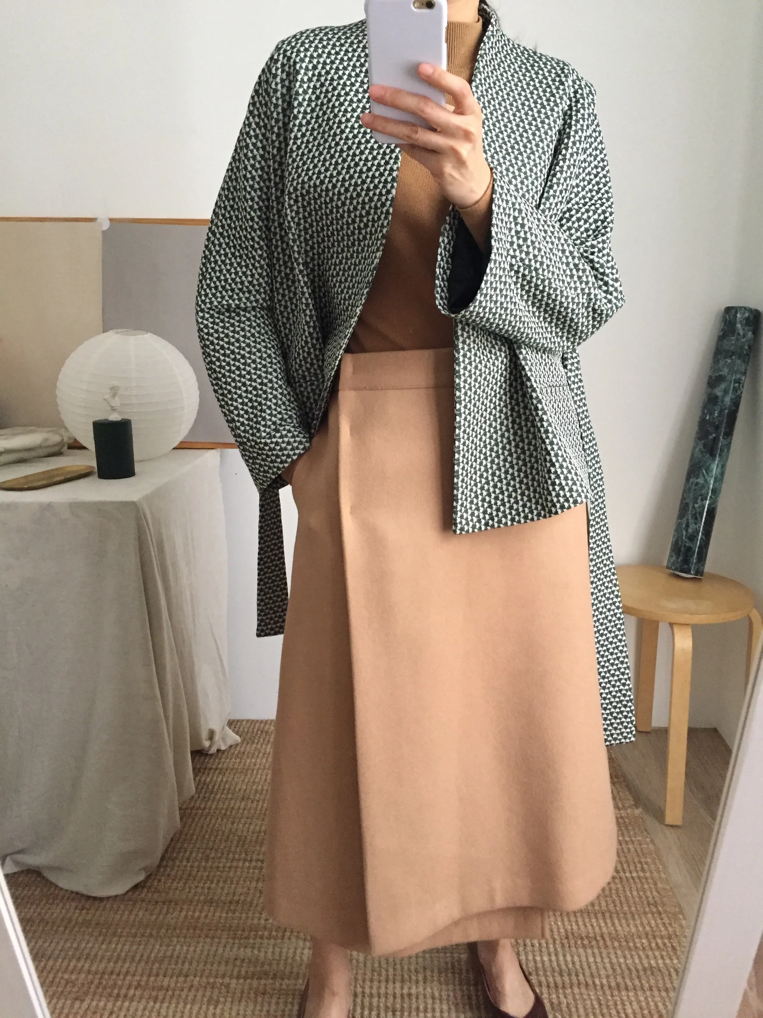 Lis Kimono Wrap Jacket { Limited Edition , French-made woven fabric }