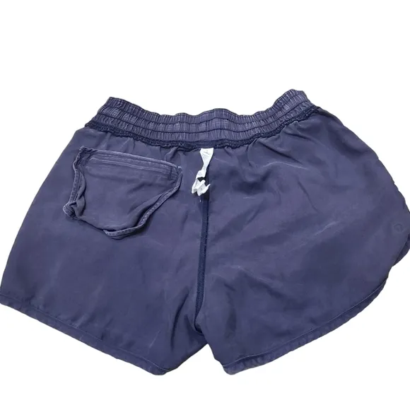 Lululemon Varsity Short Women Drawstring Purple High Rise Pockets Running Tencel