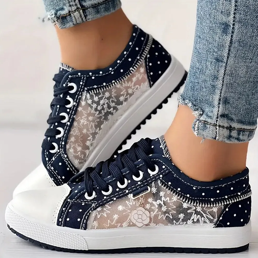Luna™ - Stylish Lace-Up Sneakers