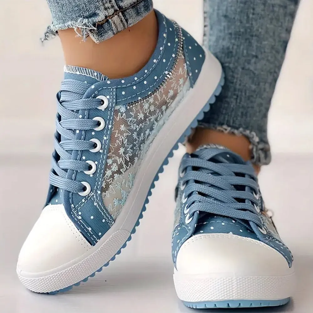Luna™ - Stylish Lace-Up Sneakers