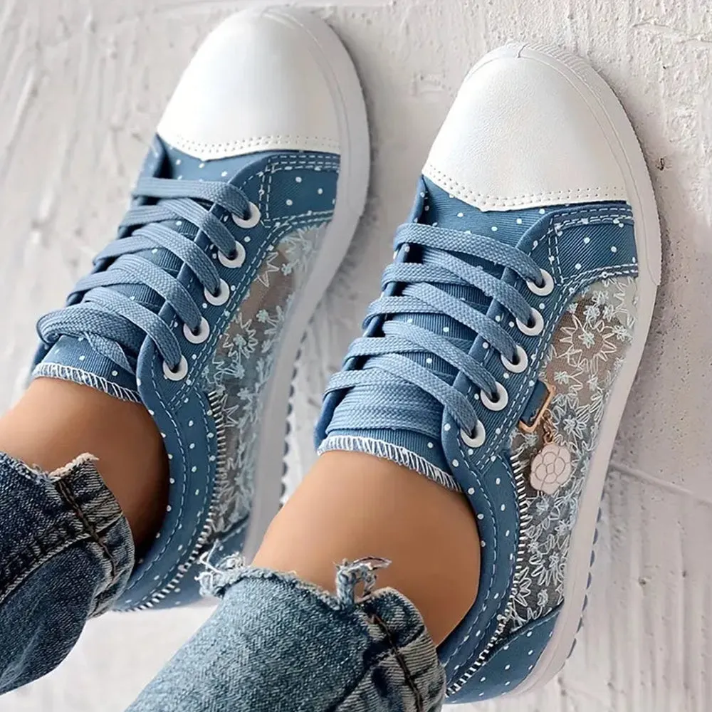 Luna™ - Stylish Lace-Up Sneakers
