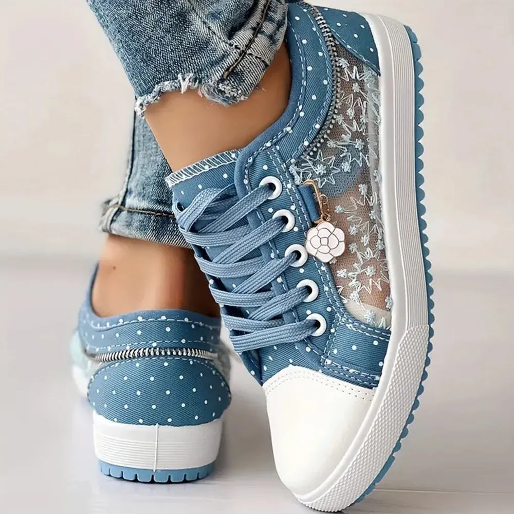 Luna™ - Stylish Lace-Up Sneakers