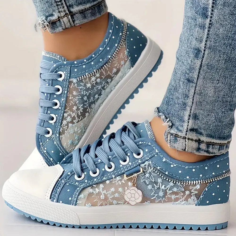 Luna™ - Stylish Lace-Up Sneakers