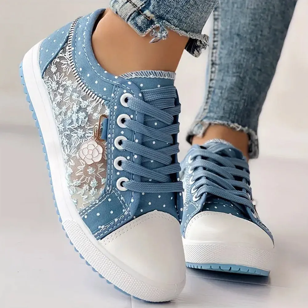Luna™ - Stylish Lace-Up Sneakers