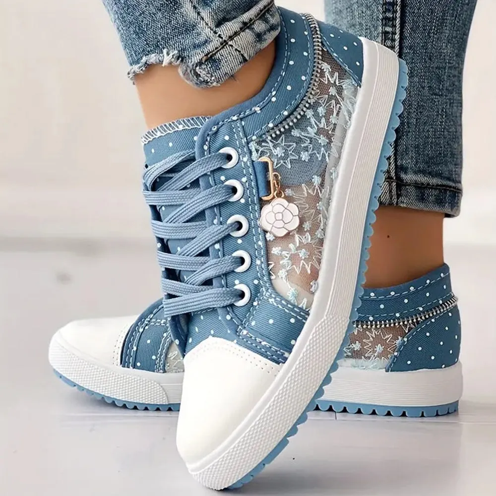 Luna™ - Stylish Lace-Up Sneakers